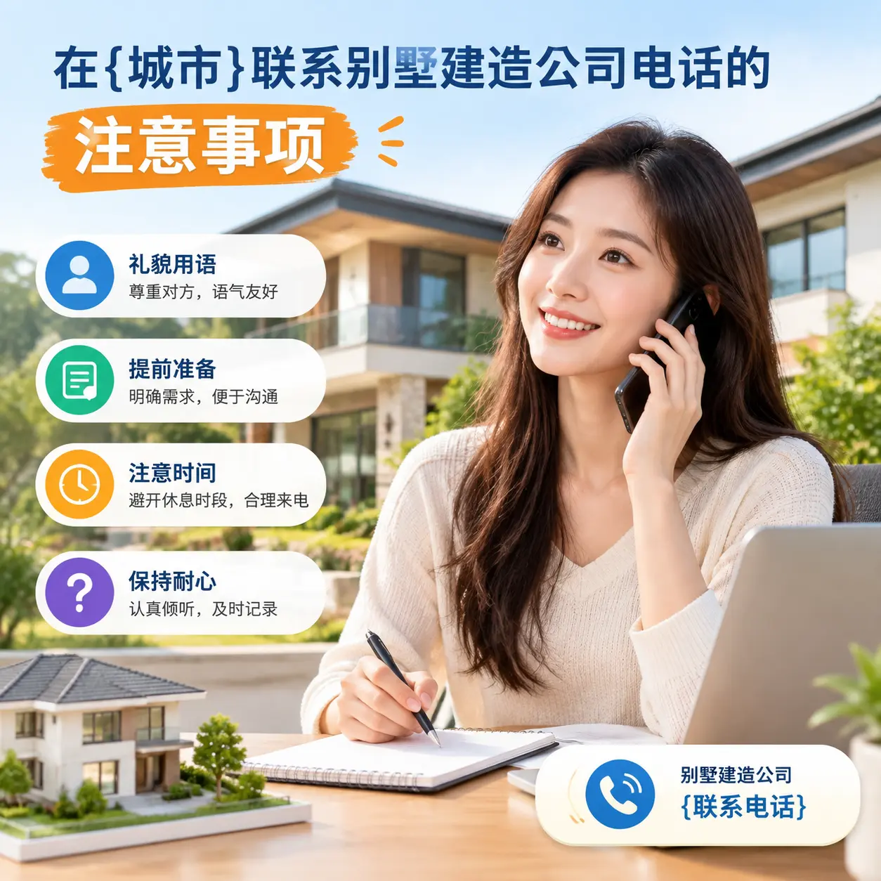 在仁怀联系别墅建造公司电话的注意事项