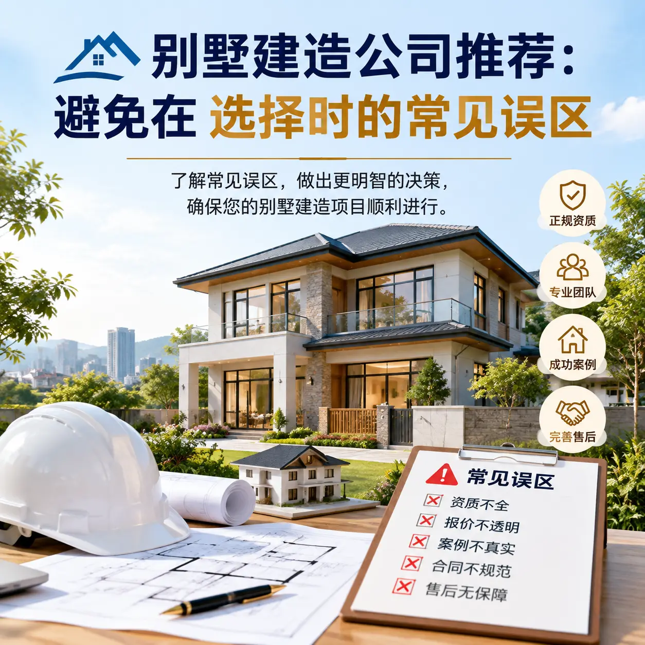 别墅建造公司推荐：避免在 仁怀 选择时的常见误区