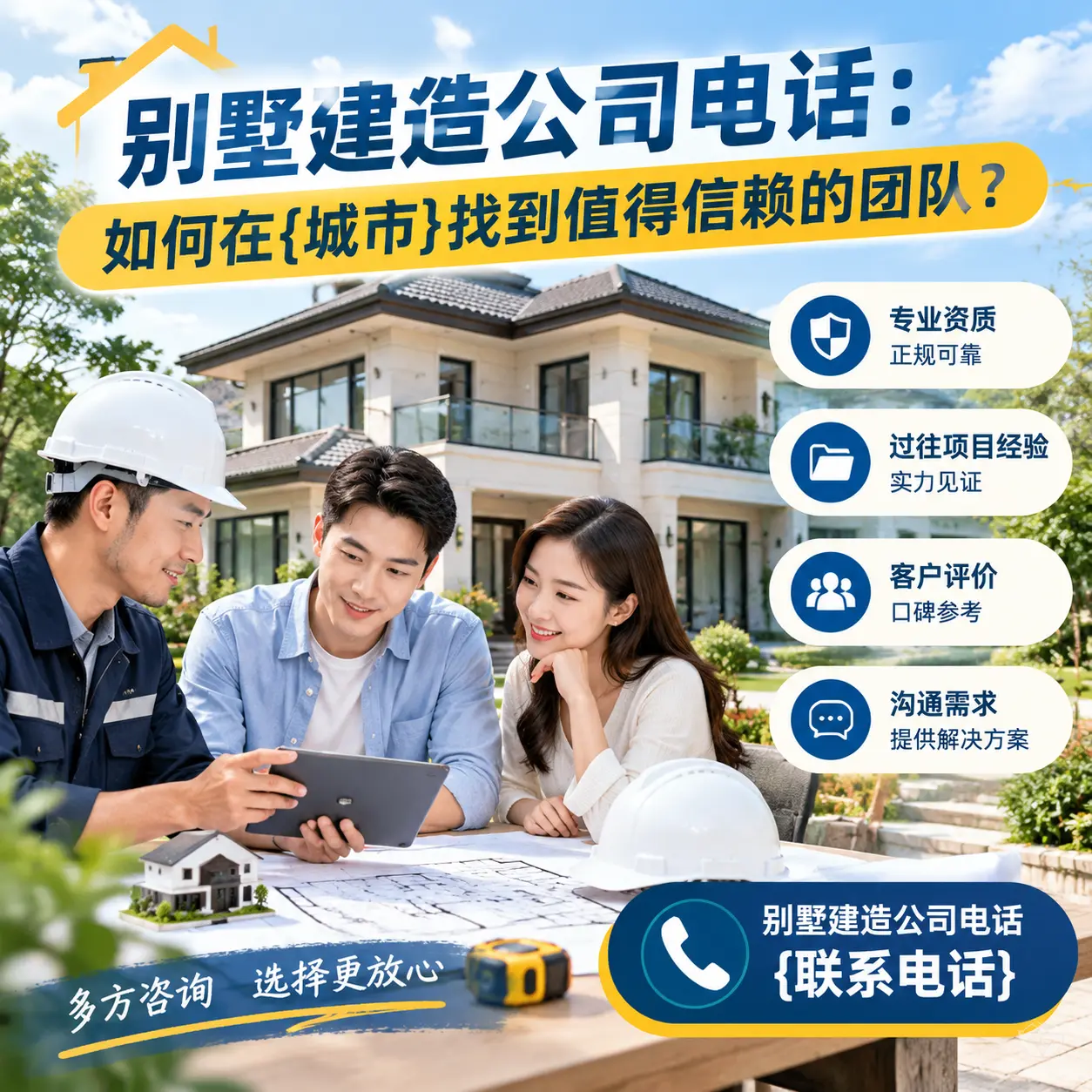 别墅建造公司电话：如何在仁怀找到值得信赖的团队？
