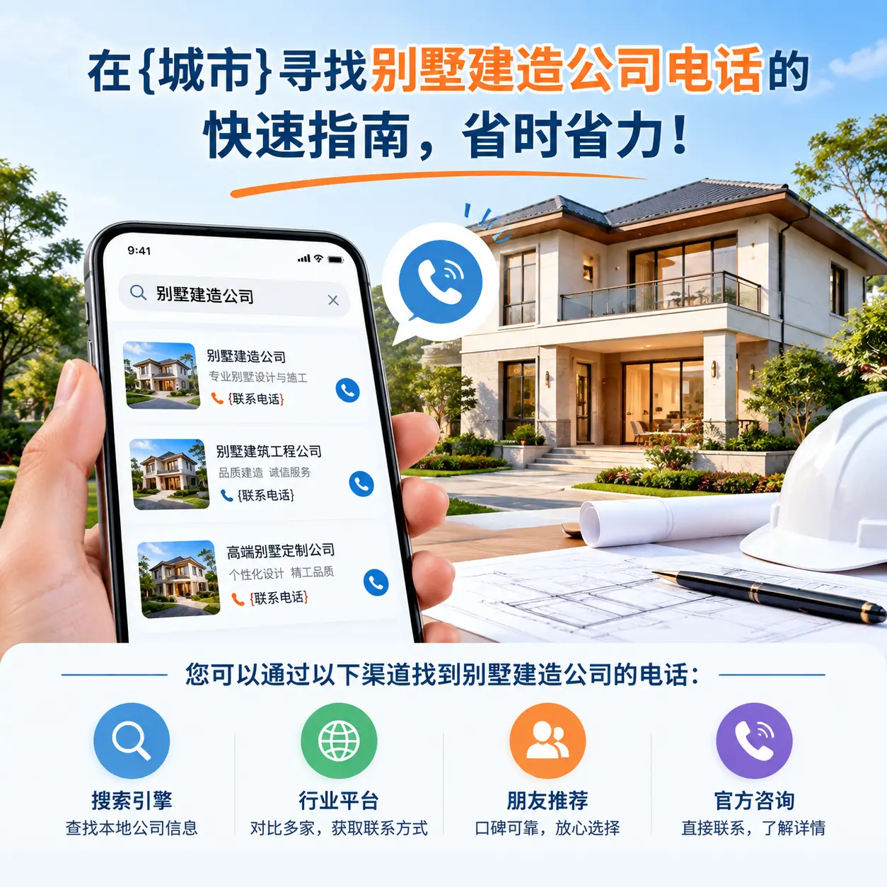 在仁怀寻找别墅建造公司电话的快速指南，省时省力！