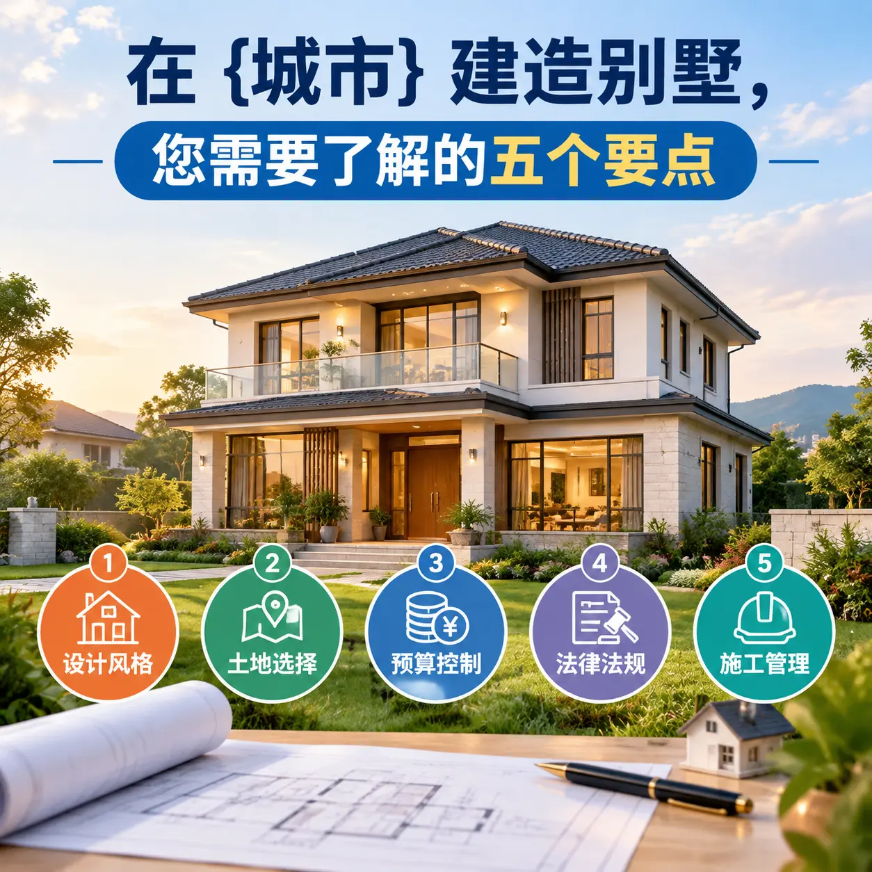 在 仁怀 建造别墅，您需要了解的五个要点