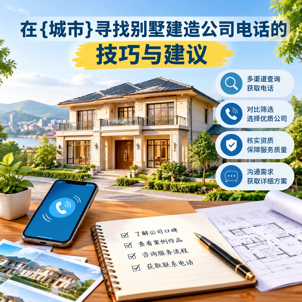 在仁怀寻找别墅建造公司电话的技巧与建议