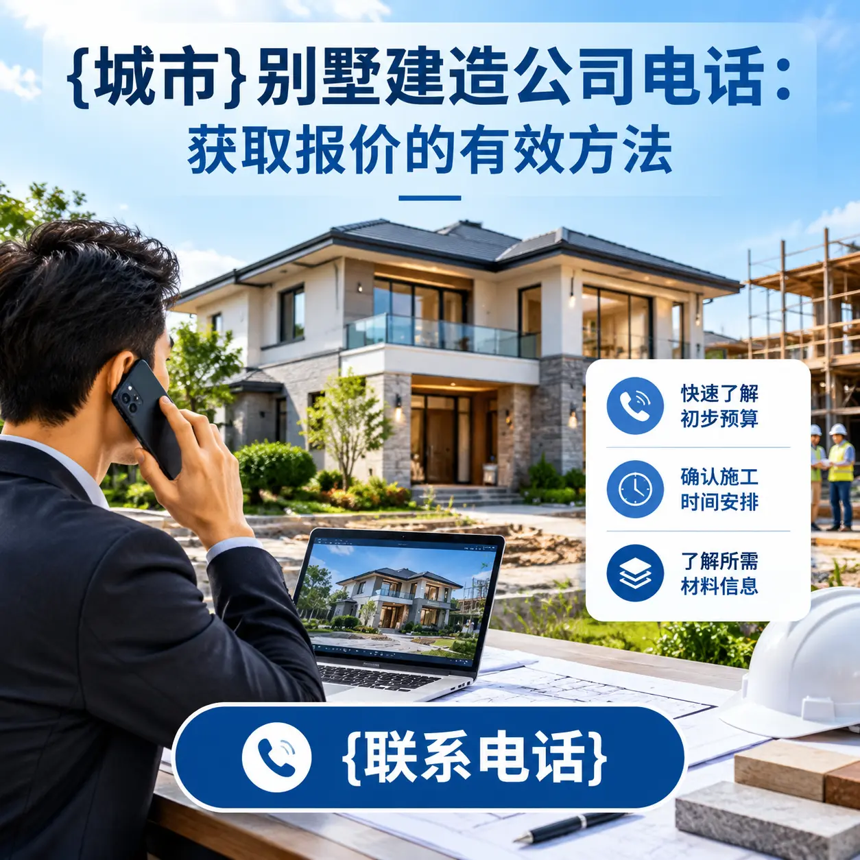 仁怀别墅建造公司电话：获取报价的有效方法